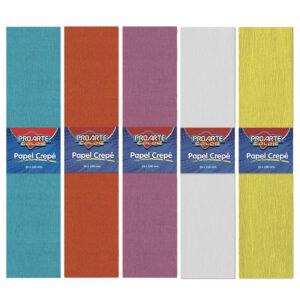 Papel crepé colores pastel