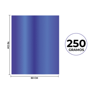 CARTULINA METALICA AZUL 50X70 CM 200 GRAMOS