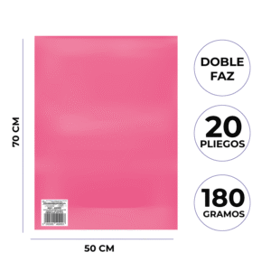 PAQ 20 CARTULINA ESPAÑOLA AMARILLO 50X70 CM / 180 GRAMOS