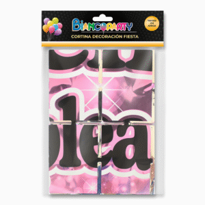 CORTINAS METALICAS  FELIZ CUMPLE  2 METROS REMATE