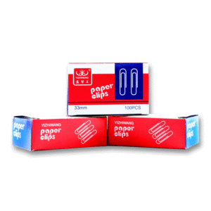 CLIPS METALICOS 33MM 100 PCS FS001