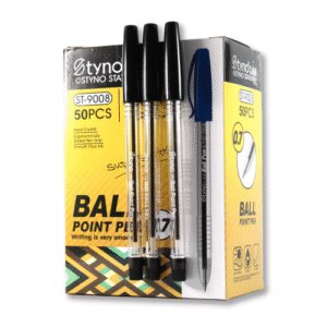 CAJA 50 BOLIGRAFO STYNO 0.7 NEGRO FS118