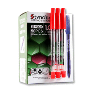 CAJA 50 BOLIGRAFO STYNO 1.0 ROJO FS120